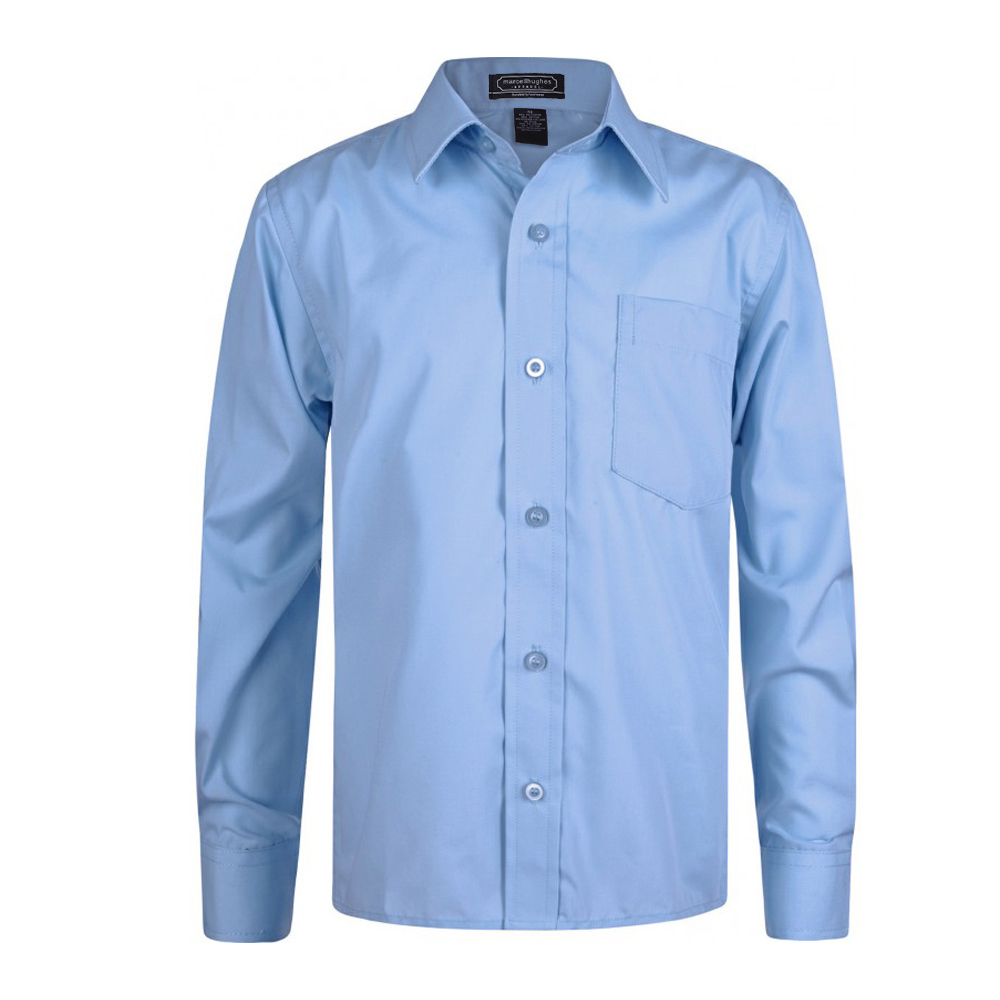 Marcel Hughes Boys Long Sleeve Shirt - Blue